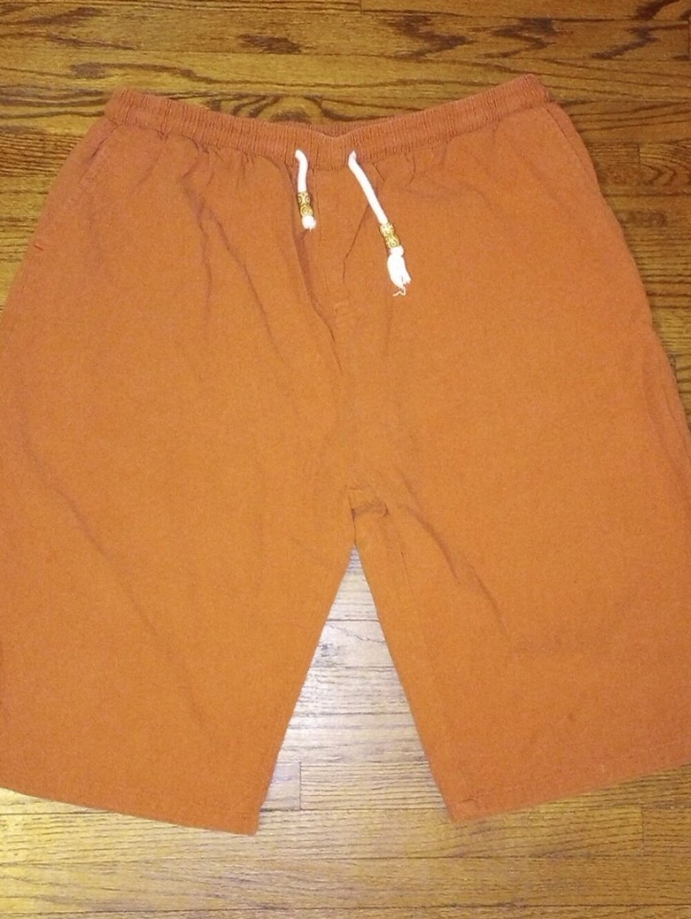 Wulful Men's Casual Linen Blend Shorts, Size 3X